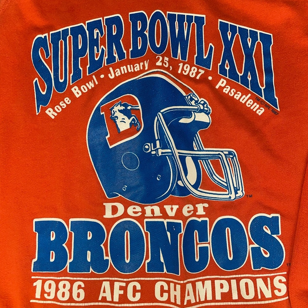 Vintage Denver Broncos Crewneck Sweatshirt